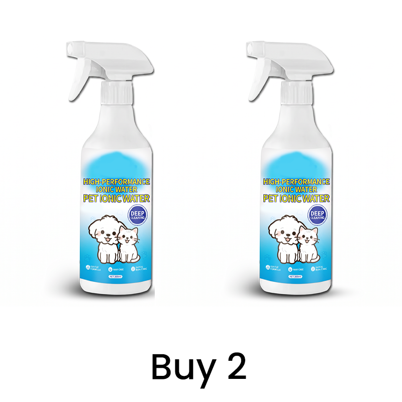 🐶Pet Ionic Water Cleaning Spray – tear stain removal, waterless grooming, mild safe formula, multi-pet compatible. Household pet daily care essential!