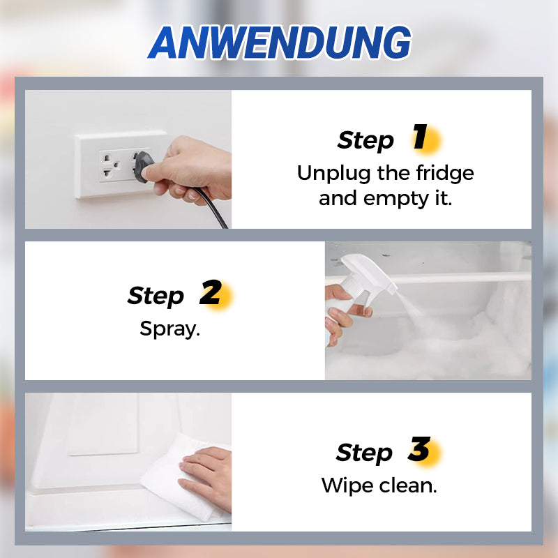 Defrosting Spray for Fridge & Freezer - Rapid Ice Removal with Eco-Friendly Formula for Effortless Cleaning 🌿❄️