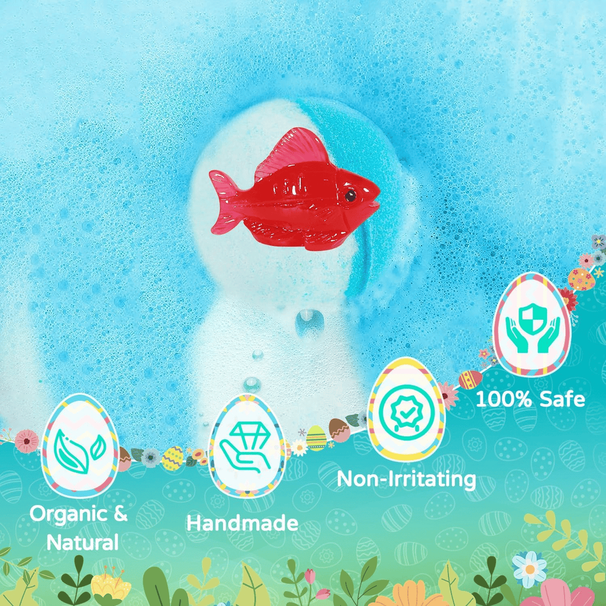 🛁LAST DAY 50% OFF🏐Bath Bombs for Kids with Surprise Inside🥚✨