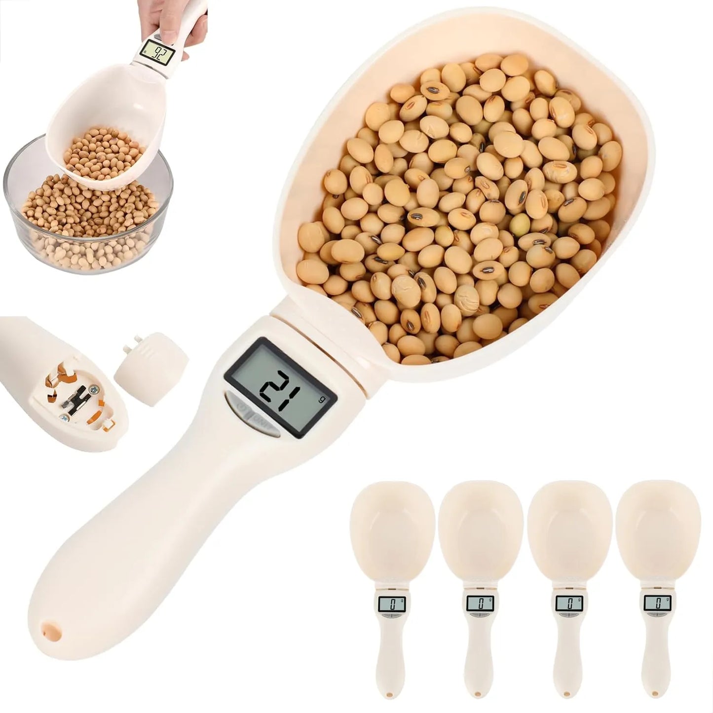 🏆50% OFF🎁Food Electronic Measuring Scoop Scale