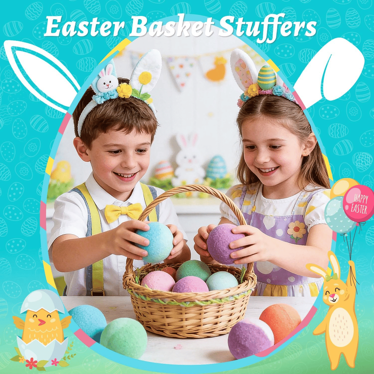 🛁LAST DAY 50% OFF🏐Bath Bombs for Kids with Surprise Inside🥚✨