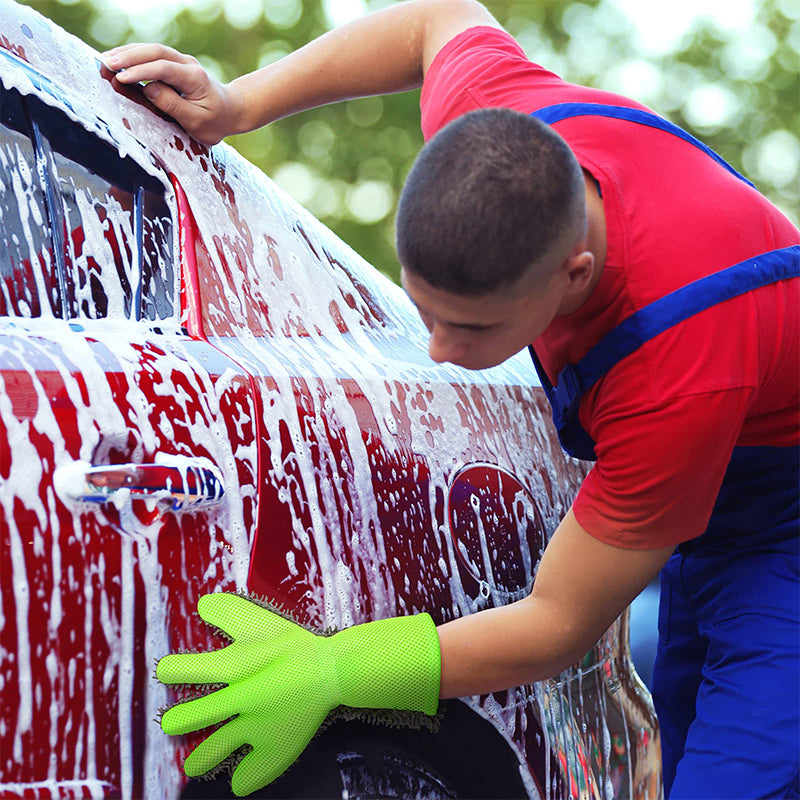 💚BUY 1 GET 1 FREE 💚Double Sided Five Finger Car Wash Gloves