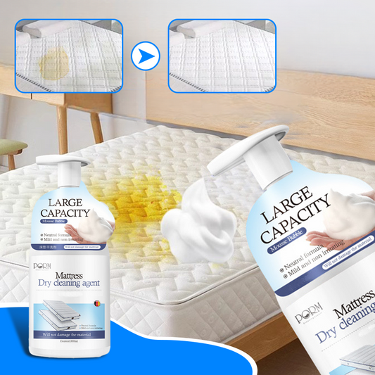 💛 50% OFF! Mattress Yellow Stain Cleaner – No water, no residue. Deep foam lifts old stains & urine marks. Gentle on fabric. 🧴✨
