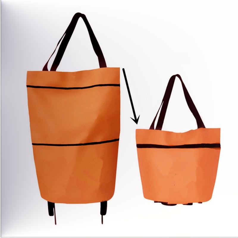 🔥Limited Offer⚡55K+ SOLD!🛍️2-in-1 Convertible shopping tote – hides wheels, holds 20kg, expands with zipper!✅Factory direct sales