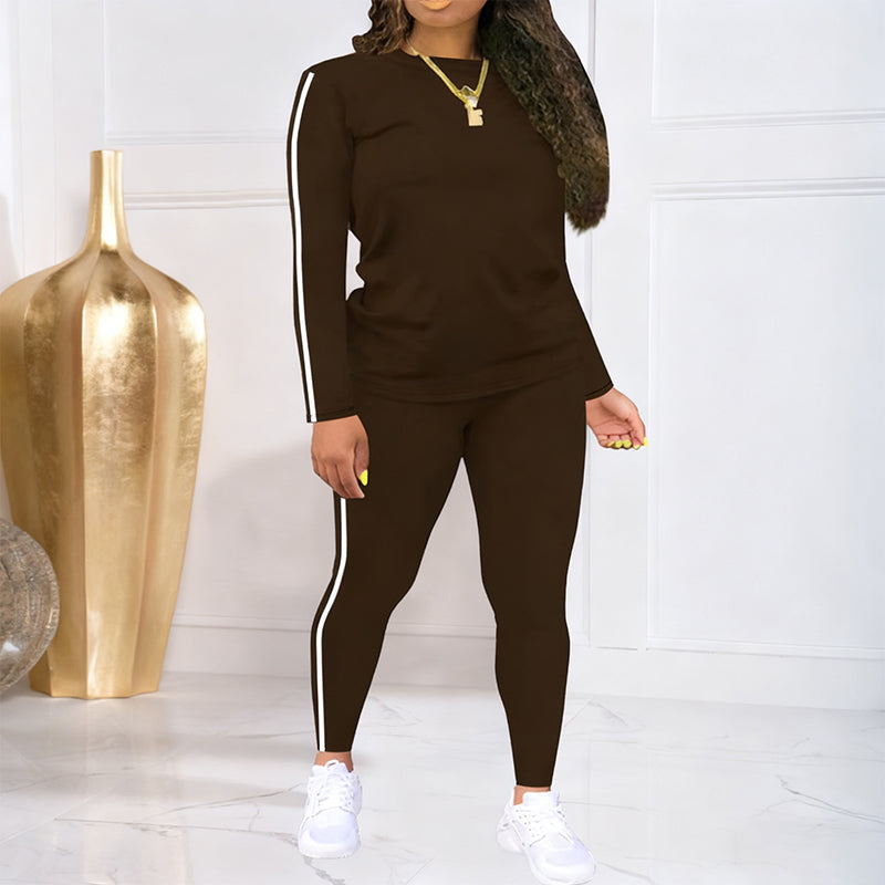 🧥 Limited Time 50% OFF🏃‍♀️Women's 2-Piece Long Sleeve Tracksuit Set-Cozy Lounge Wear & Athletic Look🌟