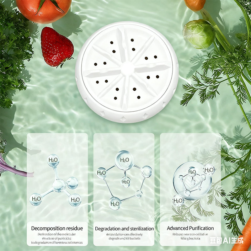 🍉🥬Effortless Vortex Fruit and Vegetable Washer