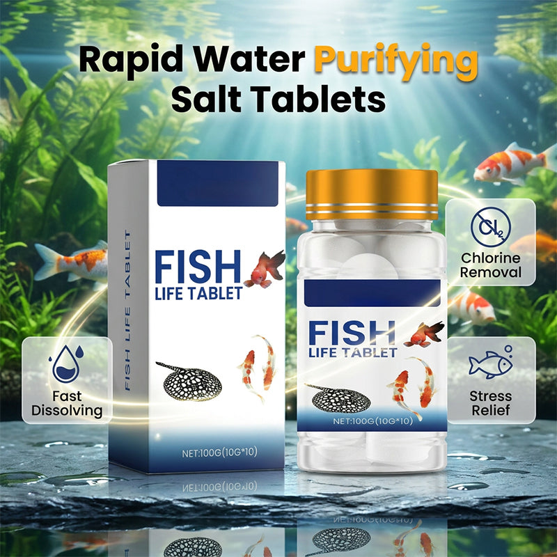 ⏰🎁Aquarium Conditioning Salt Tablets