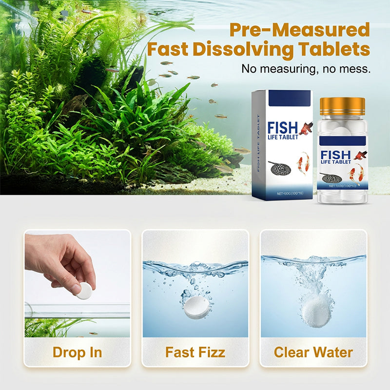 ⏰🎁Aquarium Conditioning Salt Tablets