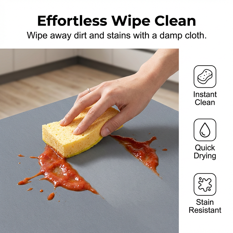 Quick-Dry Diatomaceous Earth Kitchen Mat Set