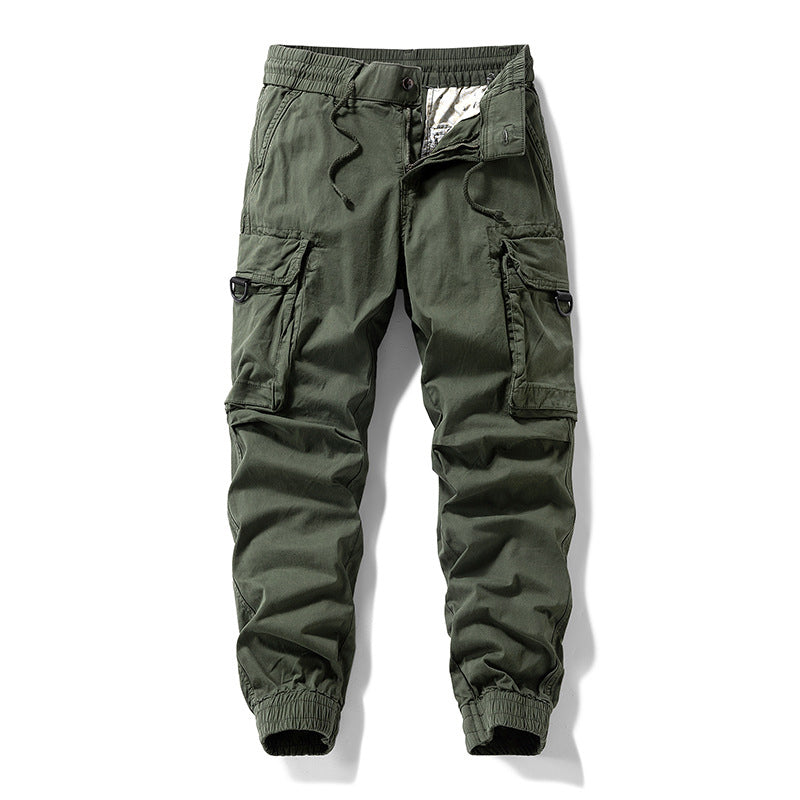 Men's Casual Cotton Cargo Jogger Pants