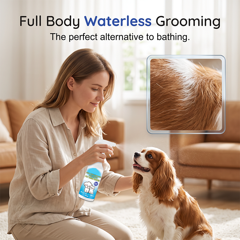 🐶Pet Ionic Water Cleaning Spray – tear stain removal, waterless grooming, mild safe formula, multi-pet compatible. Household pet daily care essential!