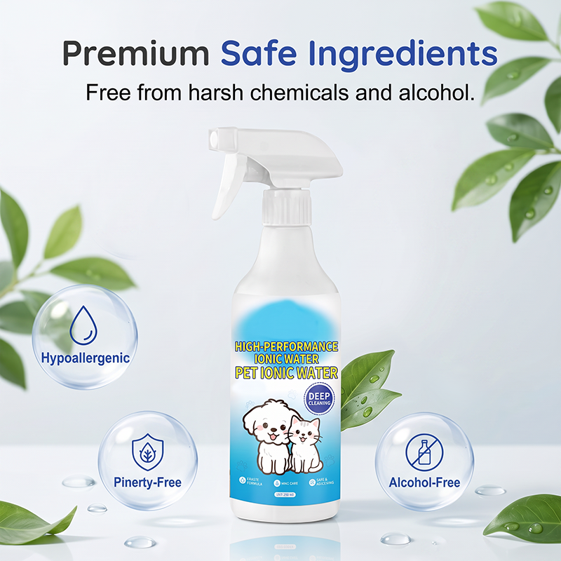 🐶Pet Ionic Water Cleaning Spray – tear stain removal, waterless grooming, mild safe formula, multi-pet compatible. Household pet daily care essential!